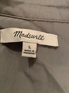 Madewell Gray Crop Top